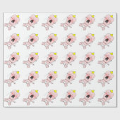 泣き叫びベビー ラッピングペーパー (フラット)