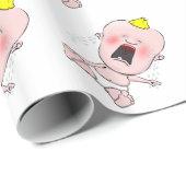 泣き叫びベビー ラッピングペーパー (ロールコーナー)