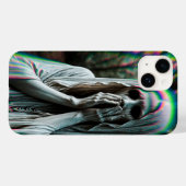 泣き叫び墓地の像をテーマにしたiPhone 16ケース Case-Mate iPhoneケース (裏面 (横))