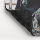 泣き叫び女性2 マウスパッド (コーナー)