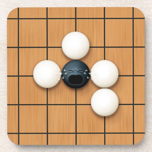 泣き叫び御石inあたりおもしろいいご コースター (正面)