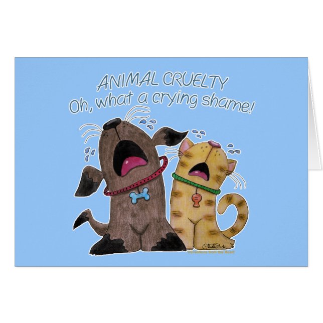 泣き叫び犬と猫 – 何という泣き叫びの恥 (正面横)