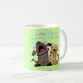 泣き叫び犬と猫 – 何という泣き叫びの恥 コーヒーマグカップ (正面右)