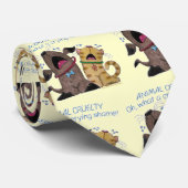 泣き叫び犬と猫 – 何という泣き叫びの恥 ネクタイ (ロール)