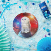 泣き叫び猫の宇宙 ペーパープレート (パーティー)