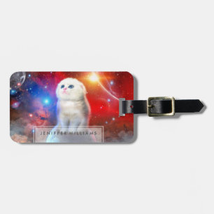 泣き叫び猫の宇宙 ラゲッジタグ