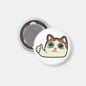 泣き叫び猫 マグネット (正面/裏面)