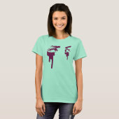 泣き叫び眼 Tシャツ (正面フル)