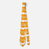 泣き叫び絵文字 ネクタイ (正面)