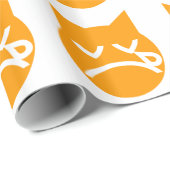 泣き叫び絵文字 ラッピングペーパー (ロールコーナー)