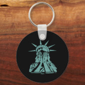 泣き叫び自由の女神 キーホルダー (正面)
