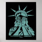 泣き叫び自由の女神 ポスター (正面)