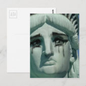 泣き叫び自由の女神 ポストカード (正面/裏面)