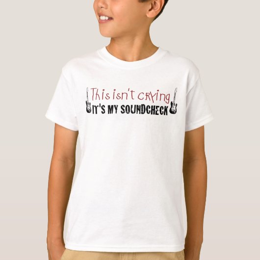 泣き叫び音の点検 Tシャツ (正面)