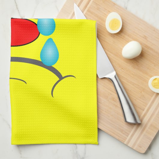 泣き叫び キッチンタオル (四つ折り)