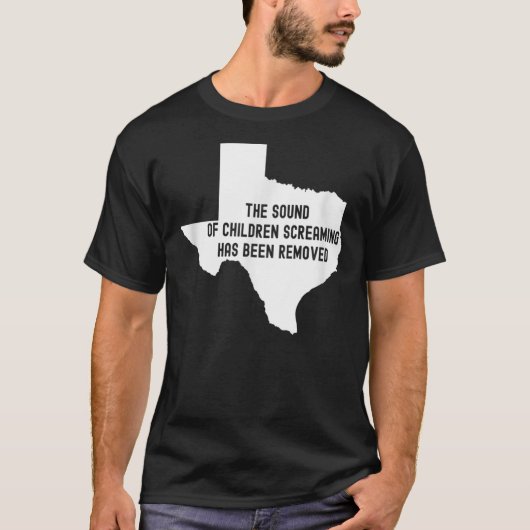 泣き叫ぶ子供たちの音は取り除かれた Tシャツ (正面)