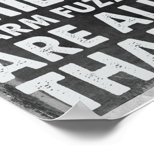 泣き声なし ポスター (角)