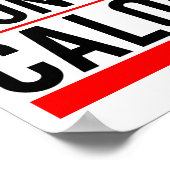 泣き声はカロリーを燃やさない ポスター (角)