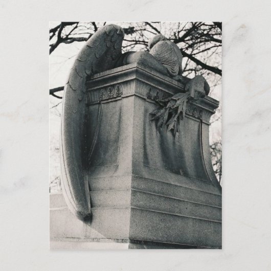 泣き天使はがき ポストカード (正面)