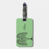 泣き柳シルエットサンダー_コーブ ラゲッジタグ (裏面縦)