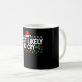 泣き虫認定クリスマス家族の休日 コーヒーマグカップ (正面右)