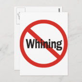 泣き言を言わない ポストカード (正面/裏面)