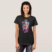 泣きVaporwave美学日本のEガール1 Tシャツ (正面フル)