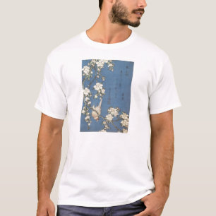 泣くさくらんぼとブルフィンチ北斎,1834 Tシャツ