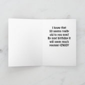 泣くな***50誕生日*** カード (内部)