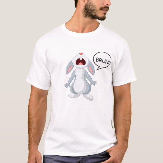 泣くウサギTシャツ Tシャツ (正面)