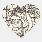 泣くガーディアンエンジェル墓地ステッカーシートHRT ハートシール (正面)