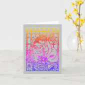 泣くガーディアンエンジェル墓地モーニング悔やみや弔慰 カード (黄色い花)