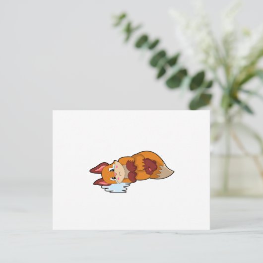 泣くキツネ ポストカード (スタンド正面)