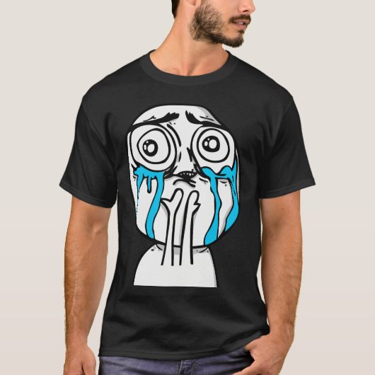 泣くミーム Tシャツ (正面)