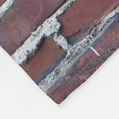 泣く乳鉢が付いているクリンカー煉瓦 フリースブランケット (角)