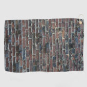 泣く乳鉢のゴルフタオル2が付いているクリンカー煉瓦 ゴルフタオル (横)