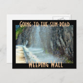 泣く壁、日帰り道路 ポストカード (正面/裏面)