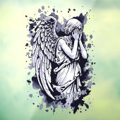 泣く天使の彫刻 – スプラッシュ付き1 ウィンドウサイン (シート3)