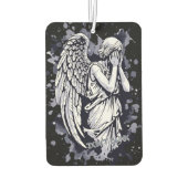 泣く天使の彫刻 – スプラッシュ付き1 カーエアーフレッシュナー (裏面)