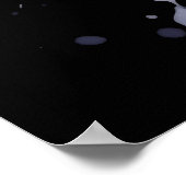 泣く天使の彫刻 – スプラッシュ付き1 ポスター (角)