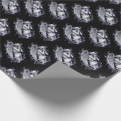 泣く天使の彫刻 – スプラッシュ付き1 ラッピングペーパー (角)