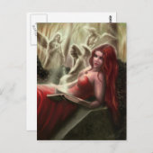 泣く天使の郵便はがき ポストカード (正面/裏面)