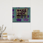 泣く少年 ポスター (キッチン)