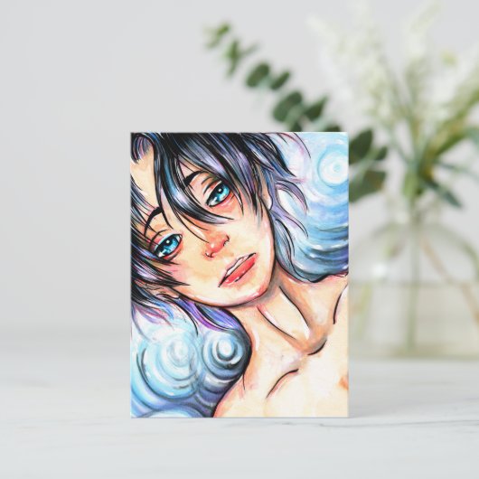 泣く少年 ポストカード (スタンド正面)