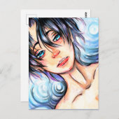 泣く少年 ポストカード (正面/裏面)