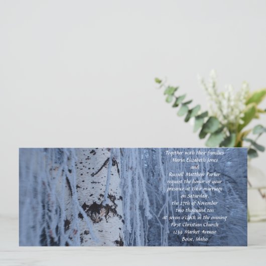 泣く樺の木結婚ズ 招待状 (スタンド正面)