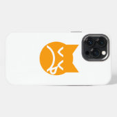 泣く猫の絵文字 iPhoneケース (裏面横)