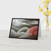 泣く赤い木 – ソルの歌。8:7グリーティングカード カード (黄色い花)