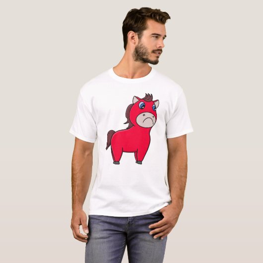 泣く馬 Tシャツ (正面フル)