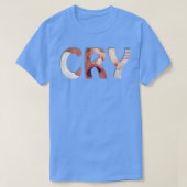 泣く Tシャツ (デザイン正面)